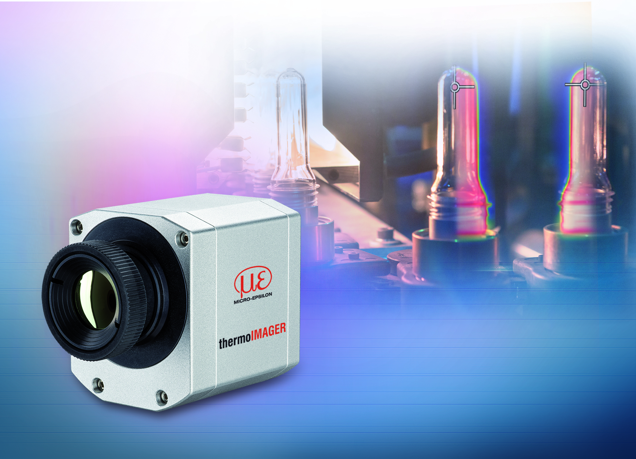 Thermal imaging camera for industrial temperature monitoring tasks