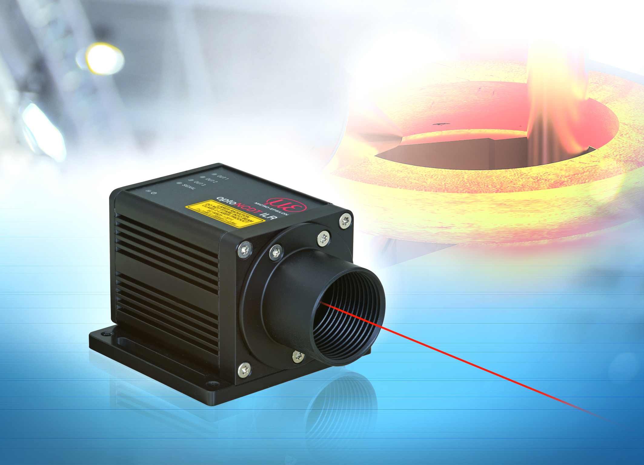 High-performance laser distance sensor for industrial applications - now with IO-Link