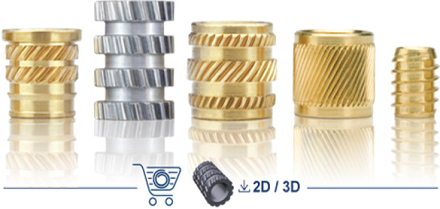 SPIROL Expands eCommerce to Include Threaded Inserts for Plastics