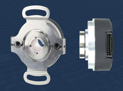 Absolute thru-bore encoders now available with BiSS C and SSI