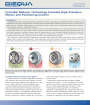 Cycloidal Reducer Technology Provides High-Precision Motion and Positioning Control