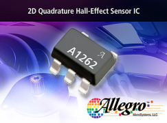 Allegro MicroSystems, LLC Announces Unique New 2D Speed And Direction Sensor IC Using Vertical And Planar Hall Elements