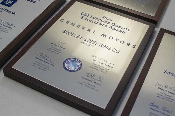 Smalley Recognized by General Motors