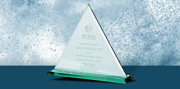 AutomationDirect Earns “World Class Culture Award” at  Atlanta Supply Chain Awards