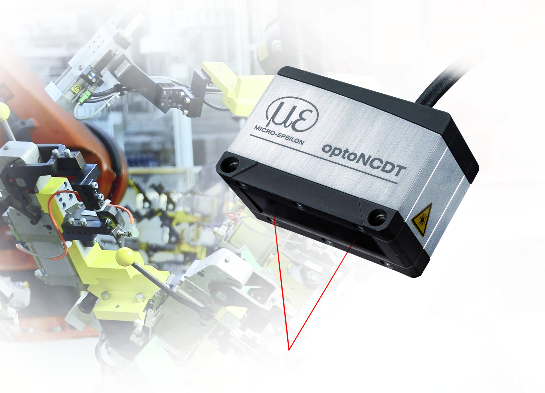 Laser displacement sensor for Advanced Automation