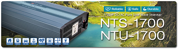 NTS/NTU-1700 Series: 1700W DC/AC Pure Sine Wave Inverter