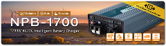 NPB-1700 Series: 1700W Reliable Ultra-Wide Output Range Intelligent Battery Charger