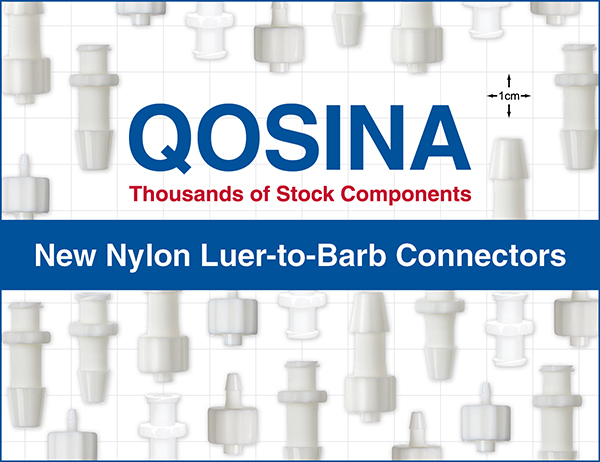 Qosina introduces new line of luer lock connectors to address nylon shortage