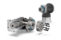 Precision right angle gearboxes from Neugart, also with a premounted pinion
