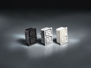 4770: Dual Block Outlet 16A with Snap-in Mounting