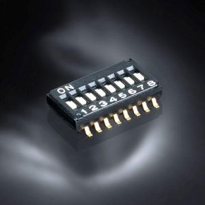 SMT Half Pitch DIP Switches for Space-Critical Applications