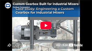 Custom Gearbox Built for Industrial Mixers