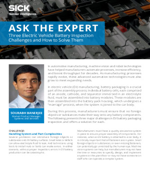 Ask the Expert: Three Electric Vehicle Battery Inspection Challenges and How to Solve Them
